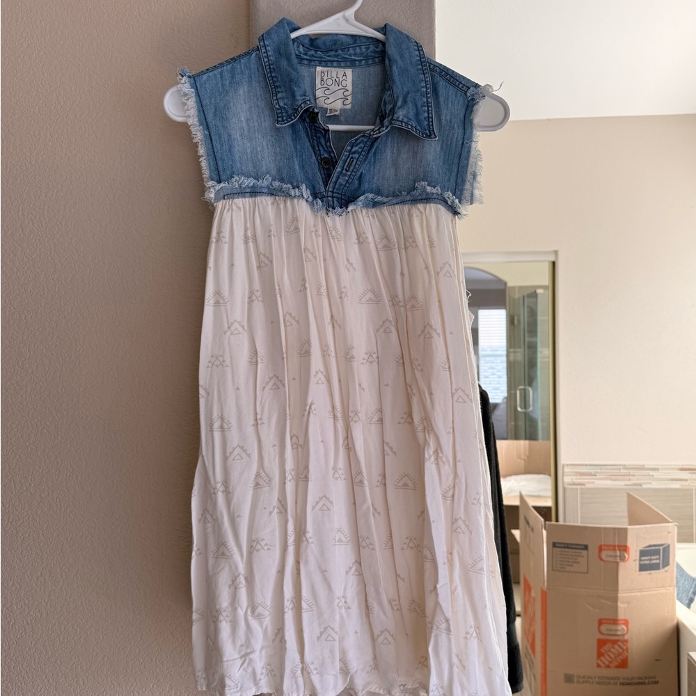 Denim and Cream Dress … perfect for your next country concert!